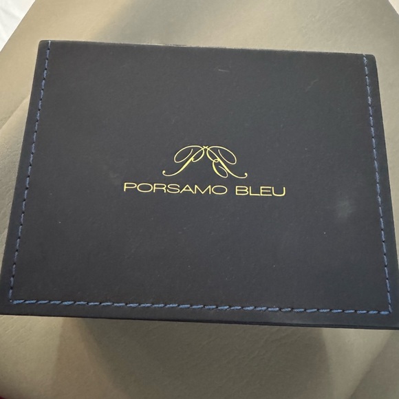 NIB Porsamo Bleu Chantal Topaz Watch - Picture 5 of 10